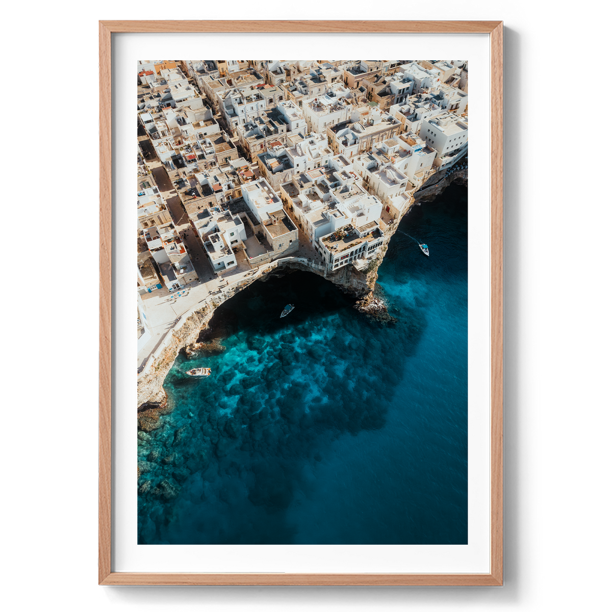 Cliffside City I - Polignano a Mare - Wall Art