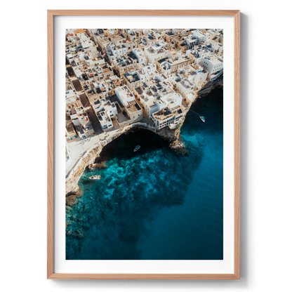 Cliffside City I - Polignano a Mare - Wall Art