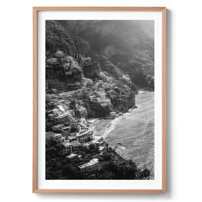 Fornillo Beach - Positano B&W - Wall Art