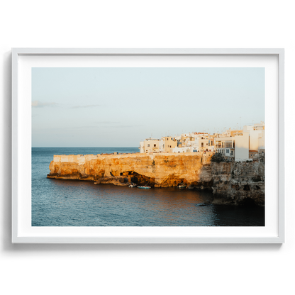 Golden Puglian Cliffs - Polignano a Mare - Wall Art