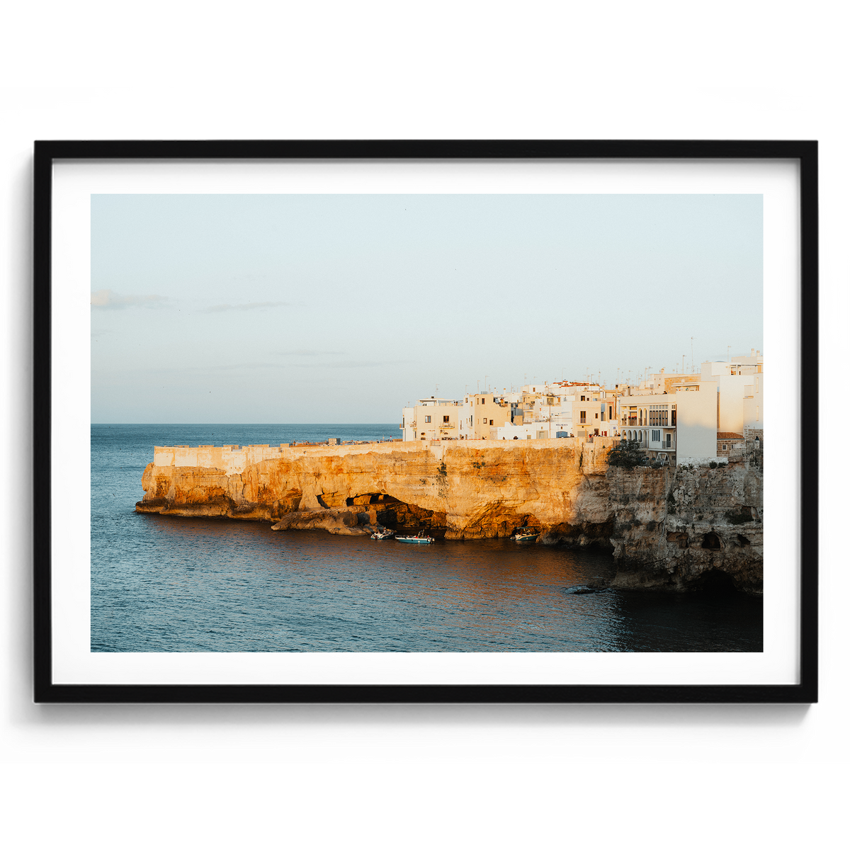 Golden Puglian Cliffs - Polignano a Mare - Wall Art