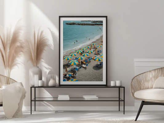 Tonino's Beach Umbrellas V - Amalfi - Wall Art