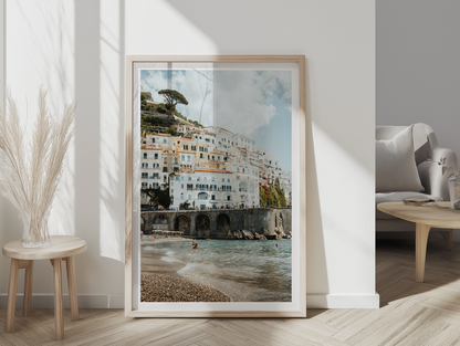 Tonino's Beach IV - Amalfi  - Wall Art