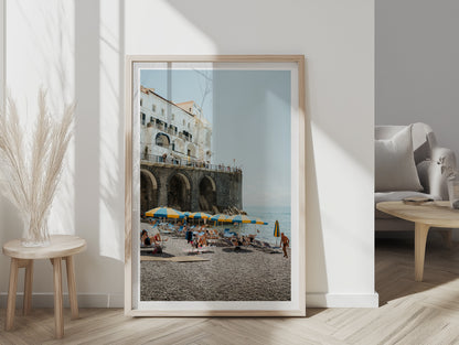 Tonino's Beach Umbrellas I - Amalfi - Wall Art