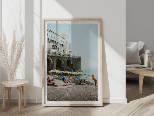 Tonino's Beach Umbrellas I - Amalfi - Wall Art