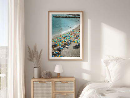 Tonino's Beach Umbrellas V - Amalfi - Wall Art