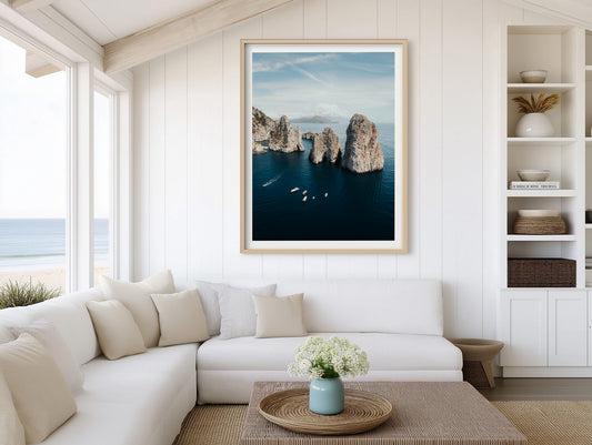 Faraglioni di Mezzo o Saetta I - Capri - Wall Art