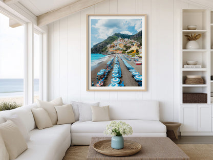 Positano Aerial III - Positano - Wall Art