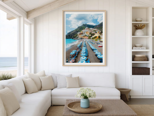 Positano Aerial III - Positano - Wall Art