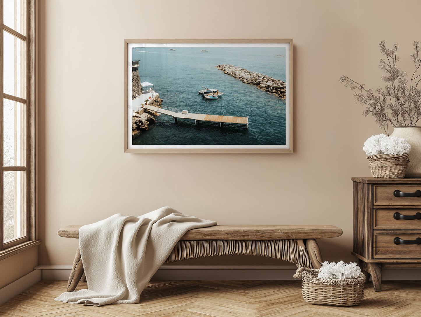 Summer Boat Day - Atrani - Wall Art
