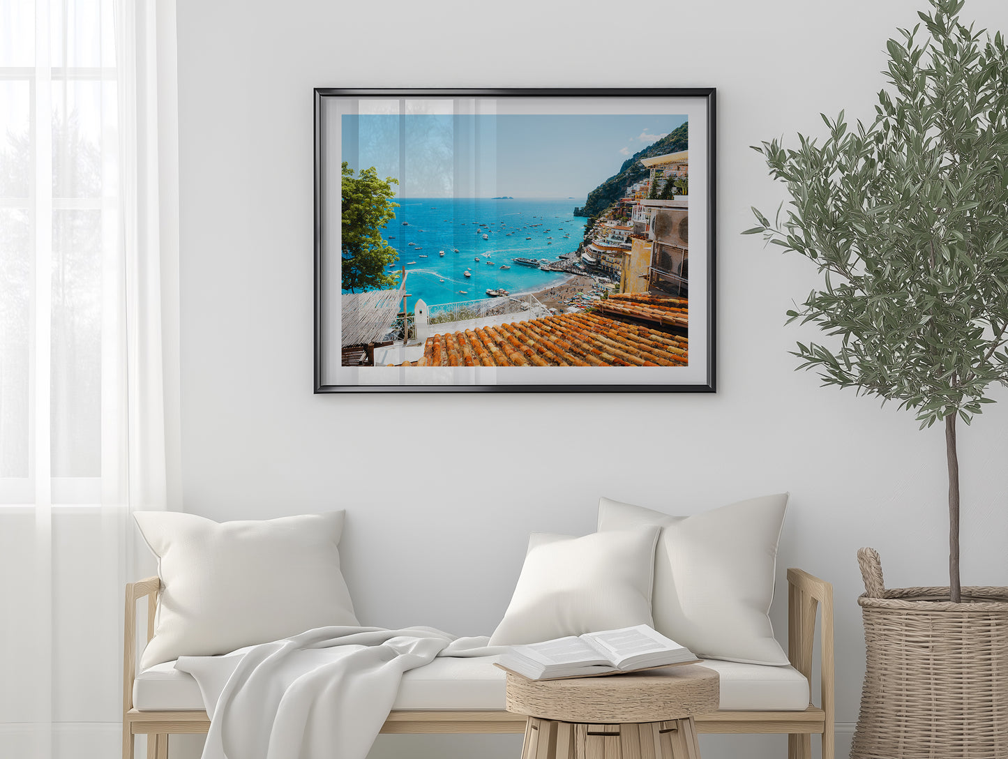 Summers Day Amalfi Coast - Positano - Wall Art