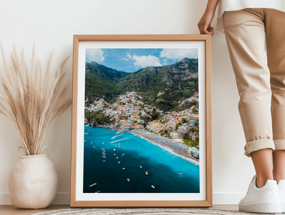 Positano Aerial I - Positano - Wall Art