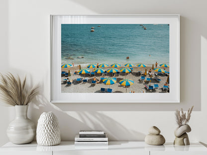 Tonino's Beach Umbrellas IV - Amalfi - Wall Art