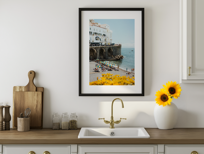 Tonino's Beach Umbrellas III - Amalfi - Wall Art