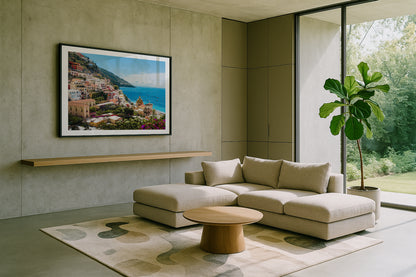 Sunny Amalfi Coast Morning II - Positano - Wall Art