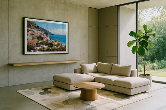 Sunny Amalfi Coast Morning II - Positano - Wall Art
