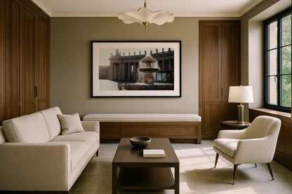 St Peter's Square - Fountain - Vatican City I - Wall Art