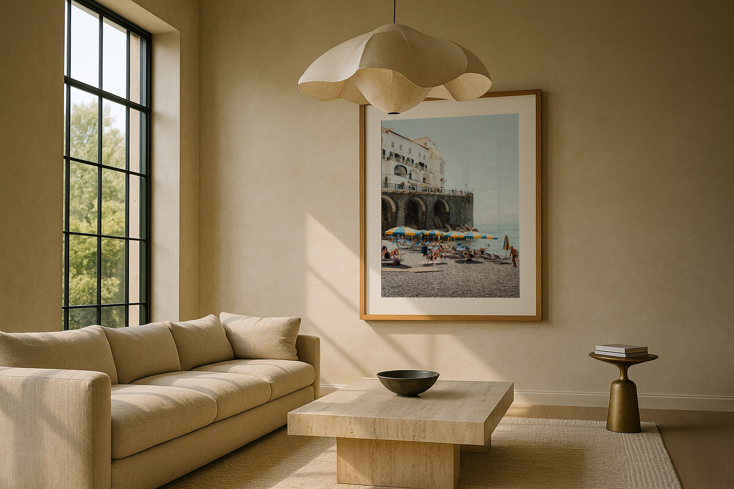 Tonino's Beach Umbrellas I - Amalfi - Wall Art