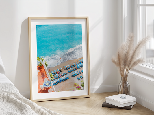 Italian Beach Day - Positano - Wall Art