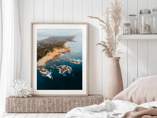 Bay Of Islands Aerial - Sorrento - Wall Art