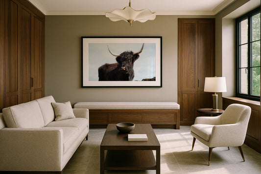 Highland Cow Majesty - Victoria - Wall Art