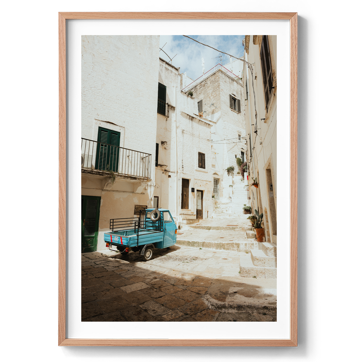 Italian Back Alley- Ostuni - Wall Art