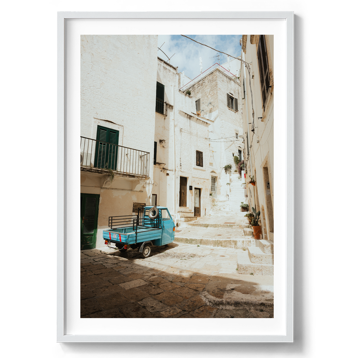 Italian Back Alley- Ostuni - Wall Art
