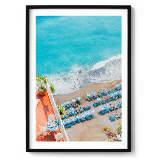 Italian Beach Day - Positano - Wall Art