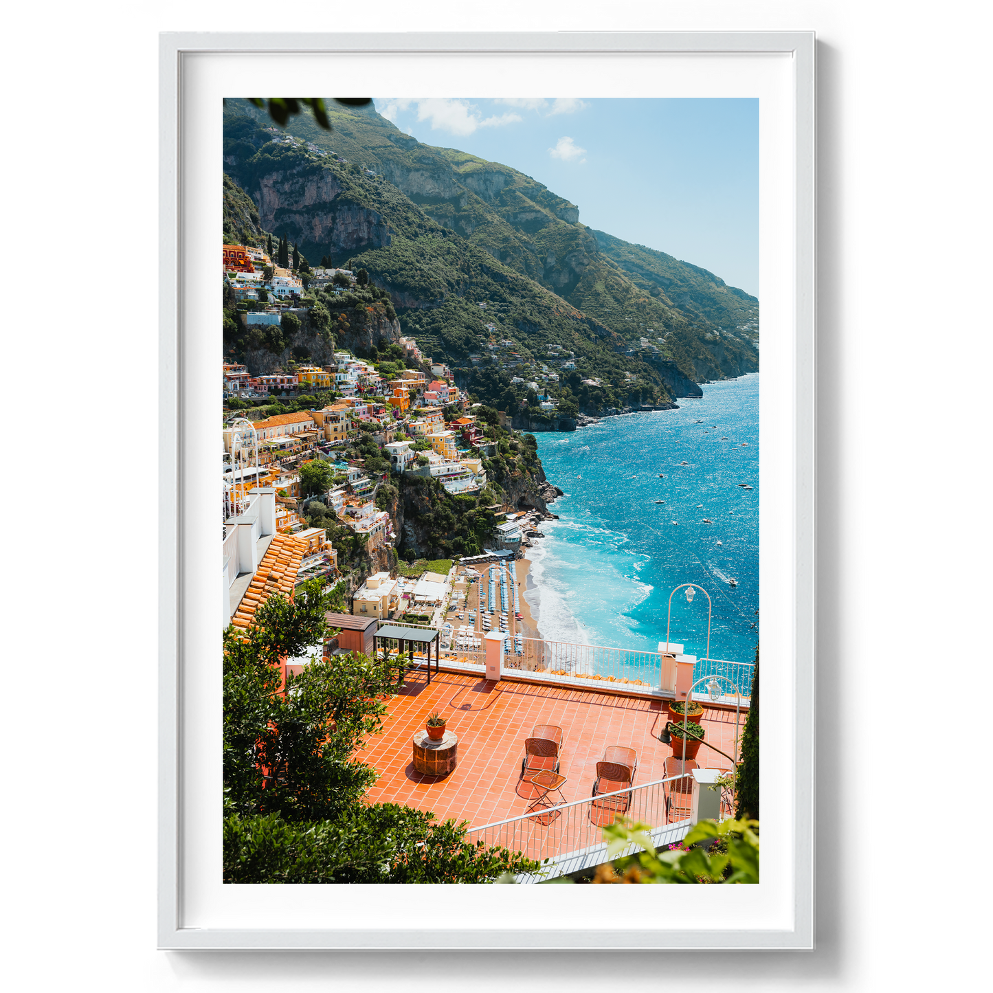 Italian Villa Amalfi Coast - Positano - Wall Art