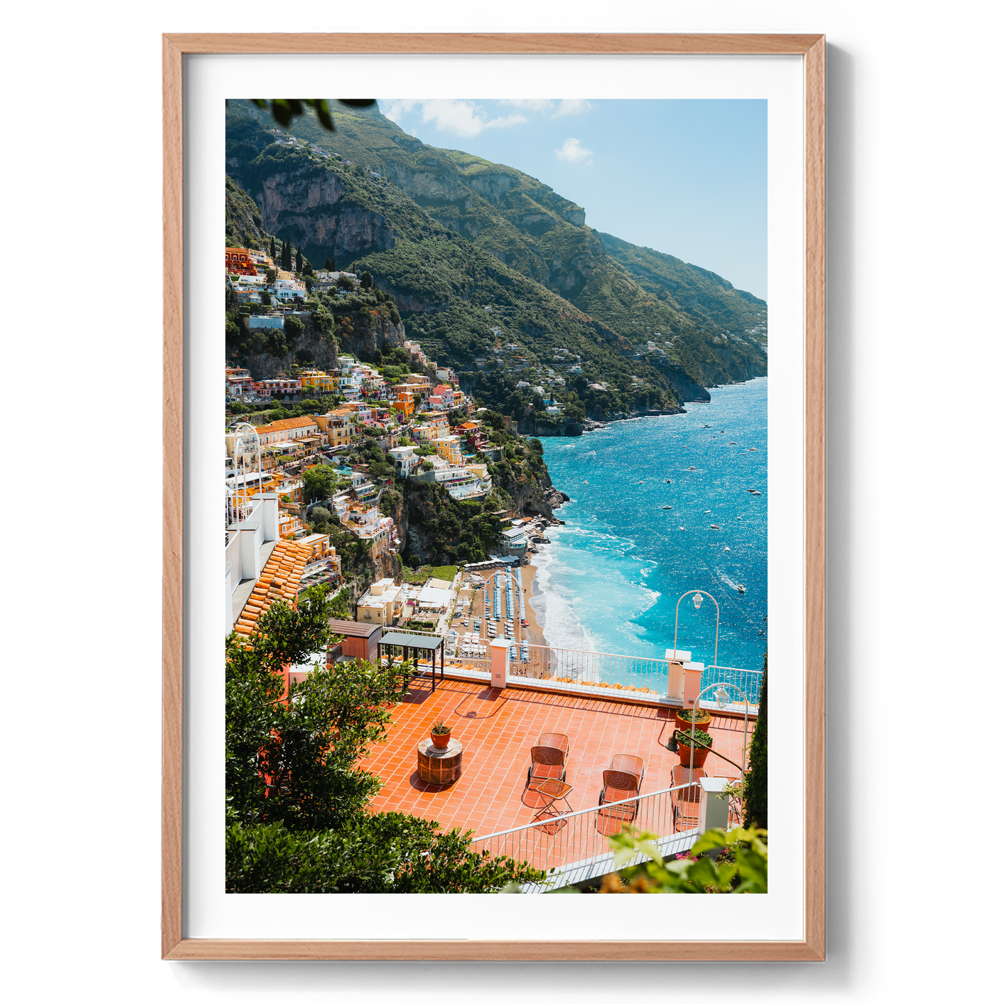 Italian Villa Amalfi Coast - Positano - Wall Art