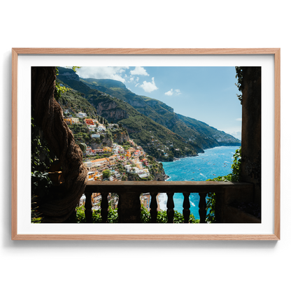 Italian Villa Balcony - Positano - Wall Art