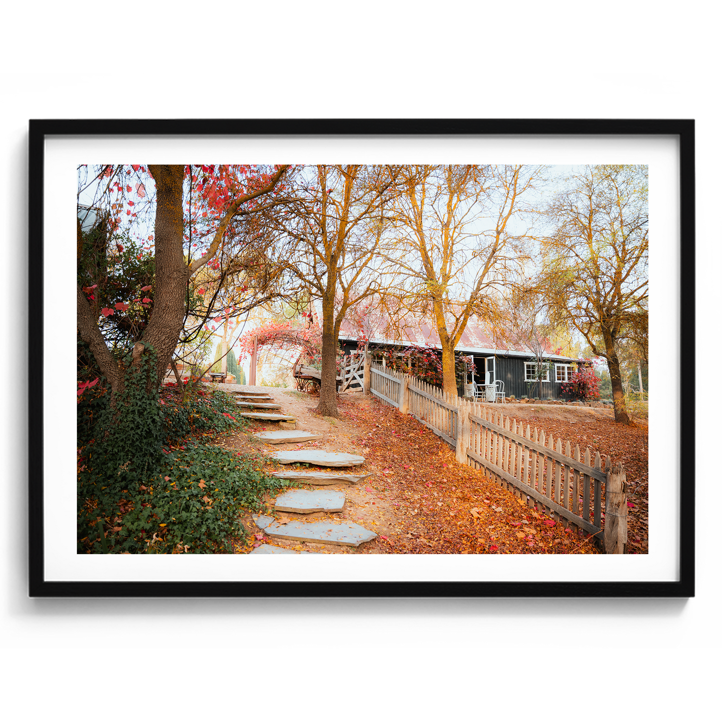 Italian Stable - Autumn Leaves - Daylesford - Wall Art