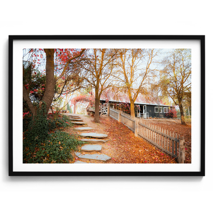 Italian Stable - Autumn Leaves - Daylesford - Wall Art