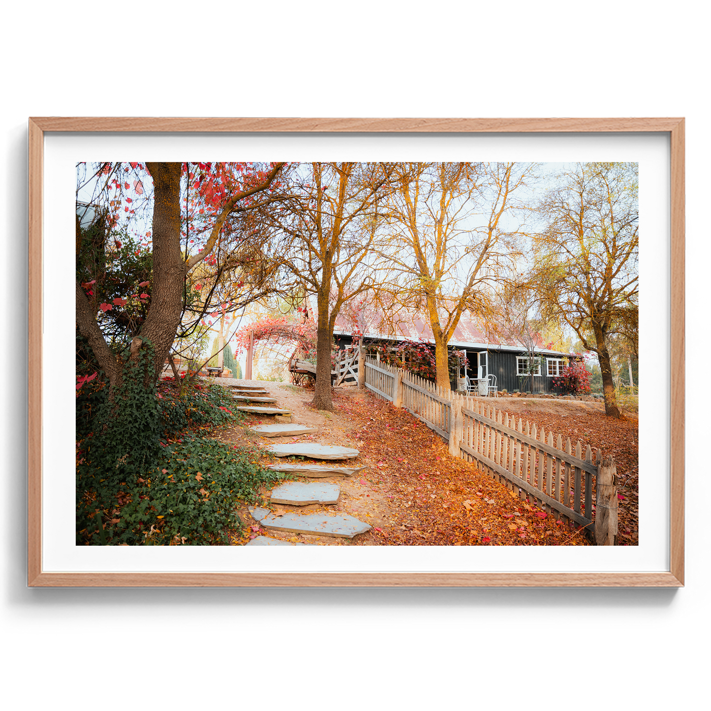 Italian Stable - Autumn Leaves - Daylesford - Wall Art