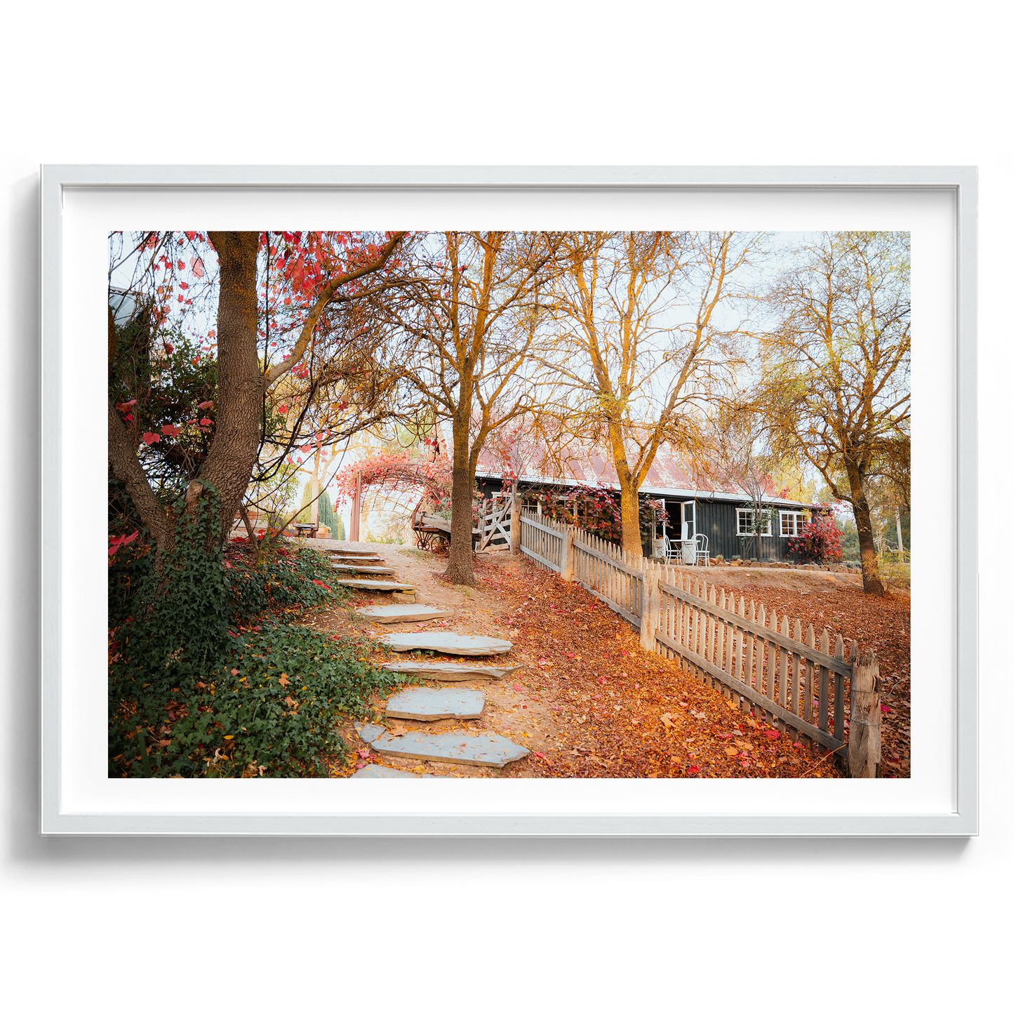Italian Stable - Autumn Leaves - Daylesford - Wall Art