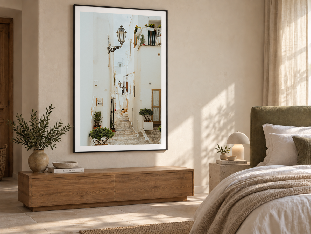 This Way For Lunch - Ostuni - Wall Art