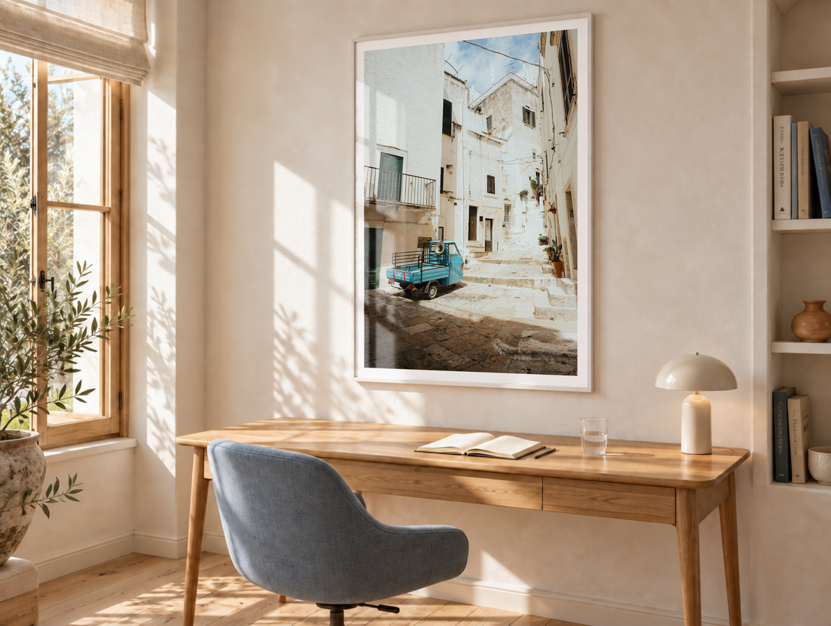 Italian Back Alley- Ostuni - Wall Art