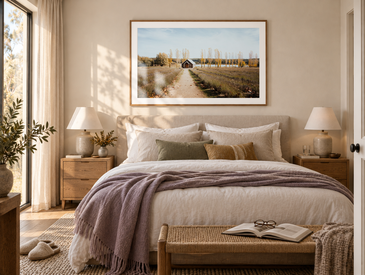 Sault Lavender Field - Daylesford - Wall Art secondary lifestyle room mockup