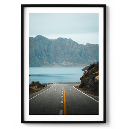 Lake Wanaka Road - New Zealand - Wall Art
