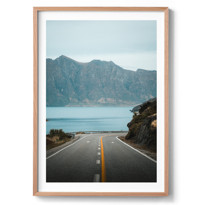 Lake Wanaka Road - New Zealand - Wall Art