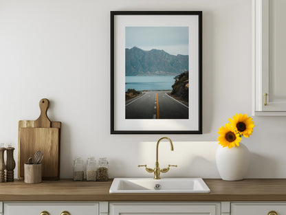 Lake Wanaka Road - New Zealand - Wall Art