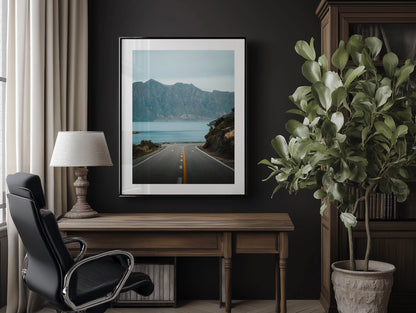 Lake Wanaka Road - New Zealand - Wall Art