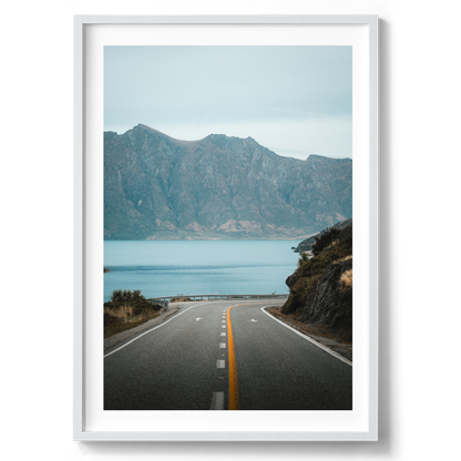 Lake Wanaka Road - New Zealand - Wall Art