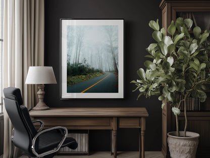 Foggy Road - Marysville Victoria - Wall Art