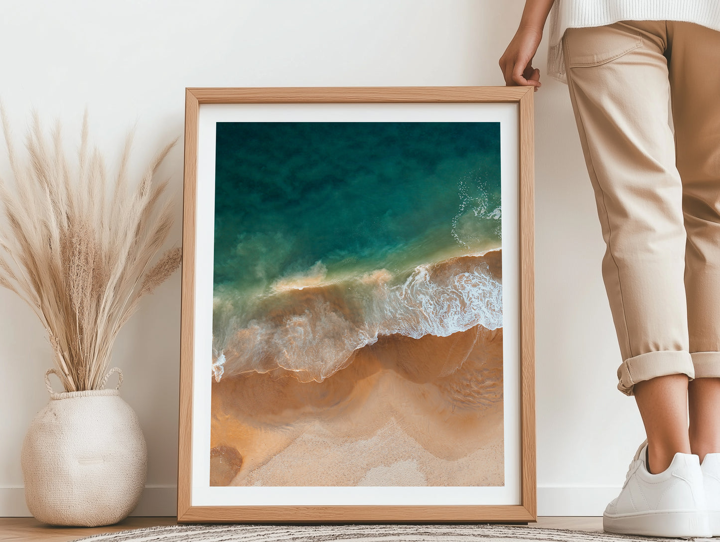 Maslin Beach Shore Line - South Australia - Wall Art