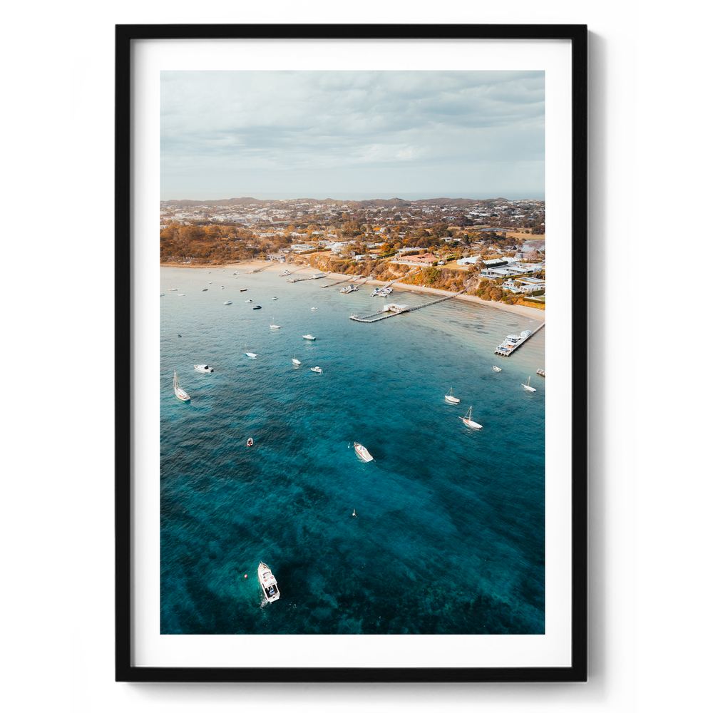 Millionaire's Walk Bay Aerial - Sorrento