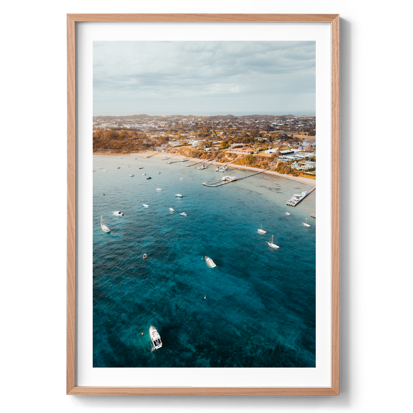 Millionaire's Walk Bay Aerial - Sorrento - Wall Art