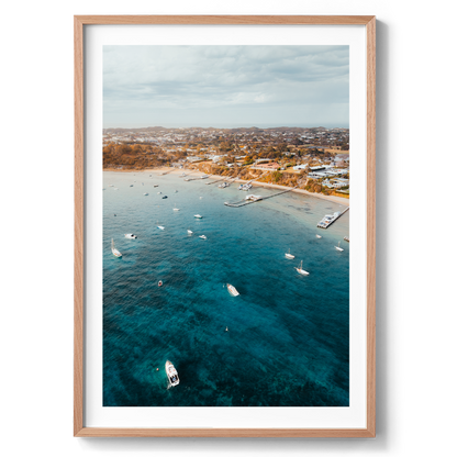 Millionaire's Walk Bay Aerial - Sorrento - Wall Art
