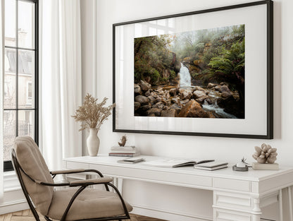 Mt Buffalo Waterfall - Bright - Wall Art