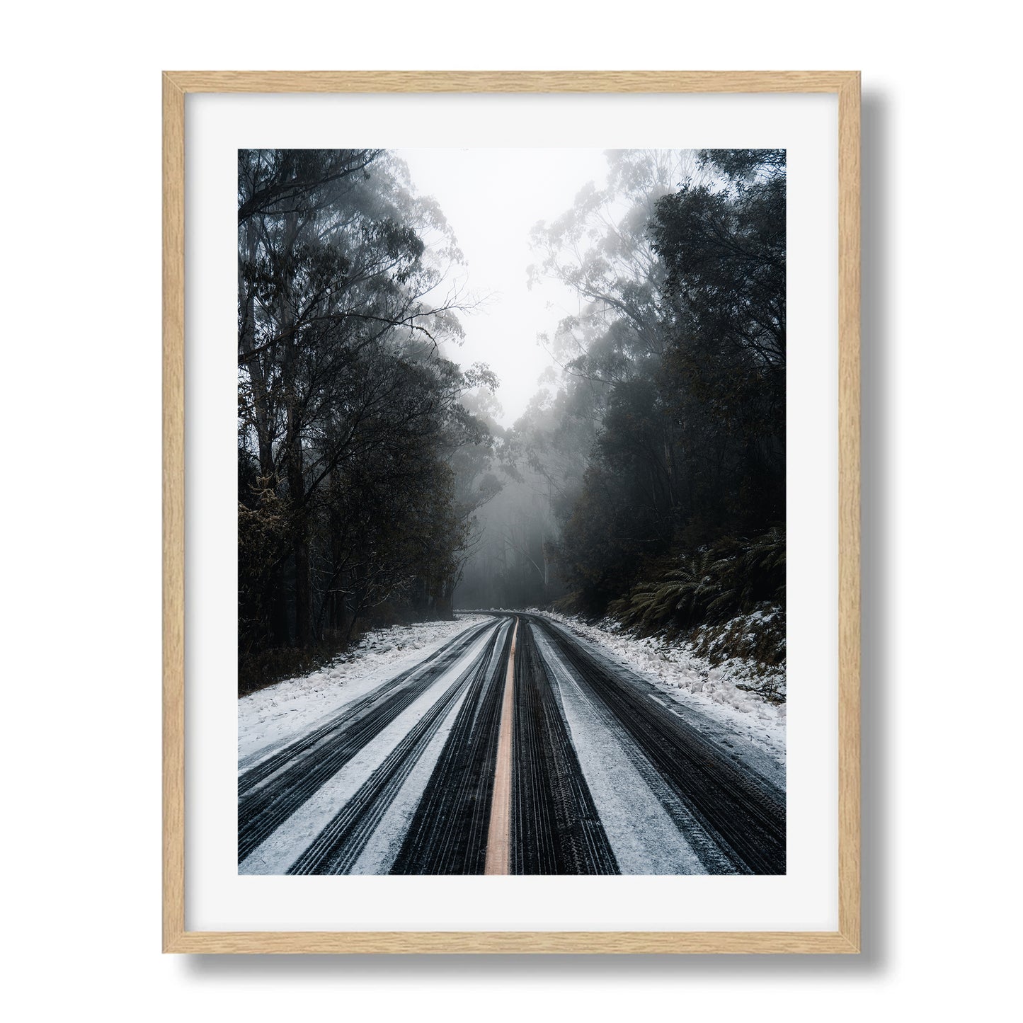 Mt Donna Buang Snowy Road